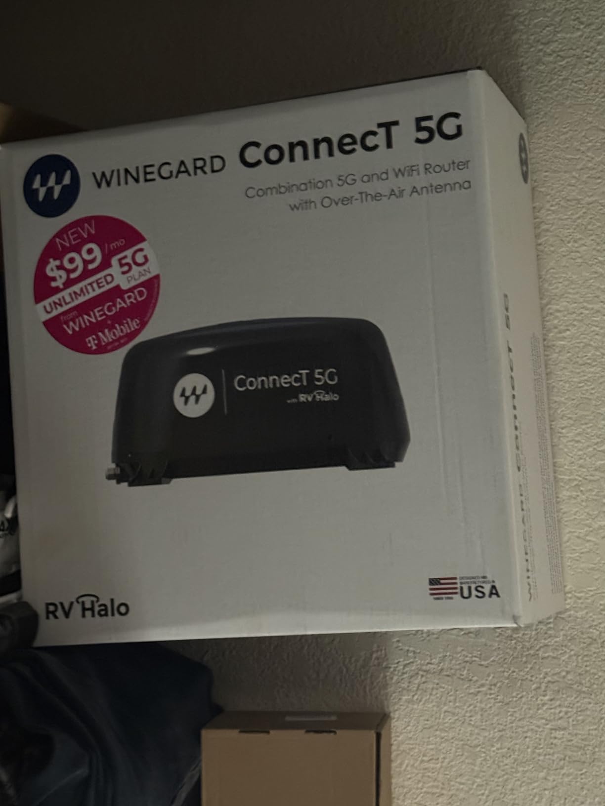 Winegard Connect 5G WF2-5G1 - Outdoor 5G Router with HDTV Antenna, Long-Range Wi-Fi, GPS & Bluetooth, Starlink Compatible customer photo 1