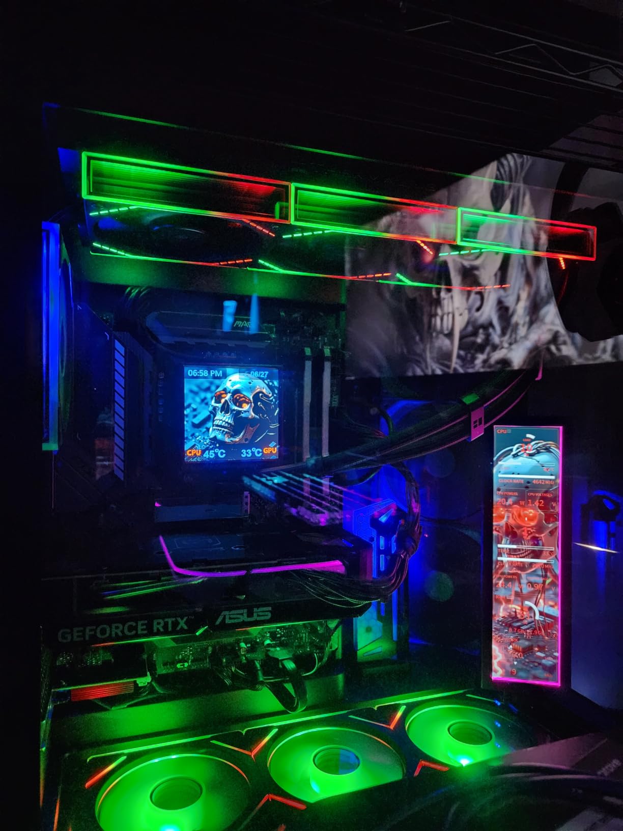Thermalright Peerless Vision 360 ARGB Black CPU Aio Cooler, PC 360 Specification Water Cooler System, 3.95'' IPS LCD Screen with 480x480 Resolution, for AM4/AM5; Intel 1700/1851, 3 Wireless Splicing Fans customer photo 2