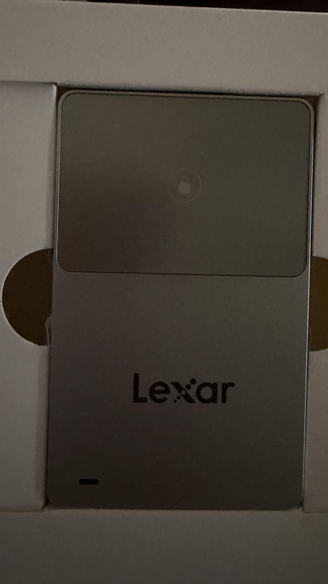Lexar TouchLock Portable SSD 512GB with One-Touch NFC Encryption Authentication, External Solid-State Drives USB 3.2 Gen2, Magnetic Phone SSD Support for iPhone 17/16, Tablet, PC customer photo 1