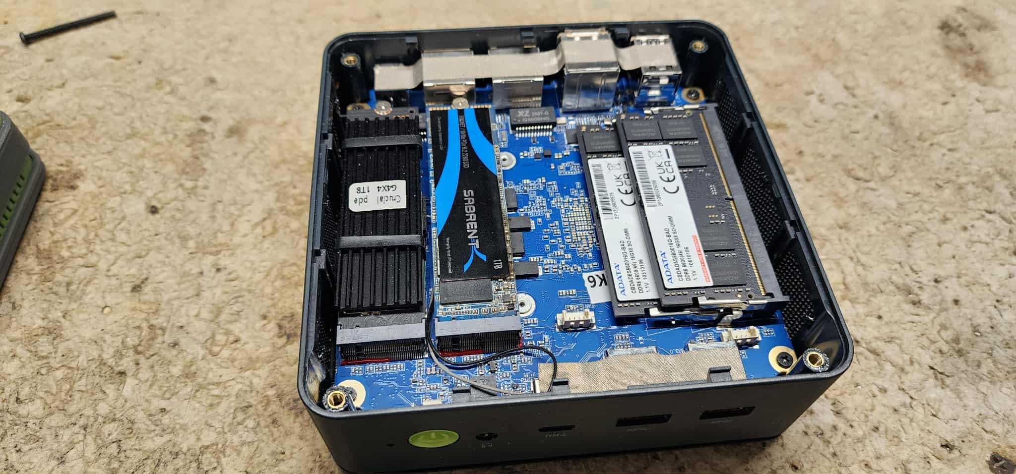 GMKtec Gaming PC Mini Computer, M7 Ultra Ryzen 7 PRO 6850U 32GB DDR5 RAM + 512GB Hard Drive PCle SSD Oculink Dual NIC LAN 2.5G Desktop, Dual USB4, HDMI 2.1, USB-C customer photo 2