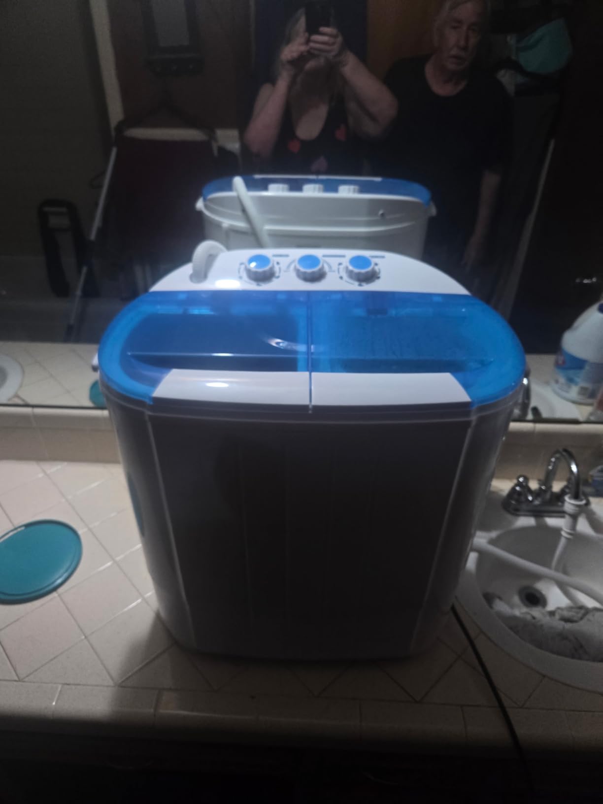 Auertech 48 Lbs Portable Washing Machine 30 Lbs Washer & 18 Lbs Spinner AU-1052 customer photo 2