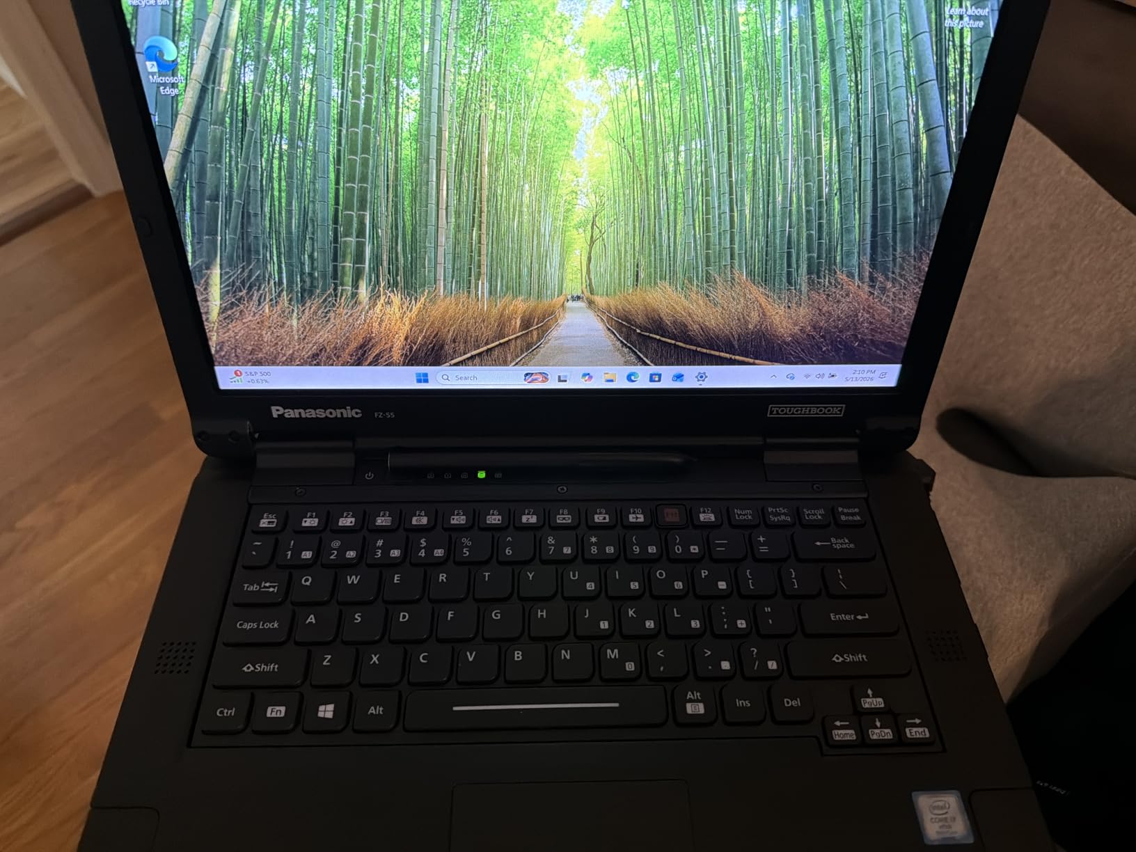 Panasonic Toughbook FZ-55 MK1 Rugged Laptop, 14-in i7, 16GB, 512GB (Renewed) | Touchscreen, 4G LTE, USB-C, Windows 11 Pro customer photo 1