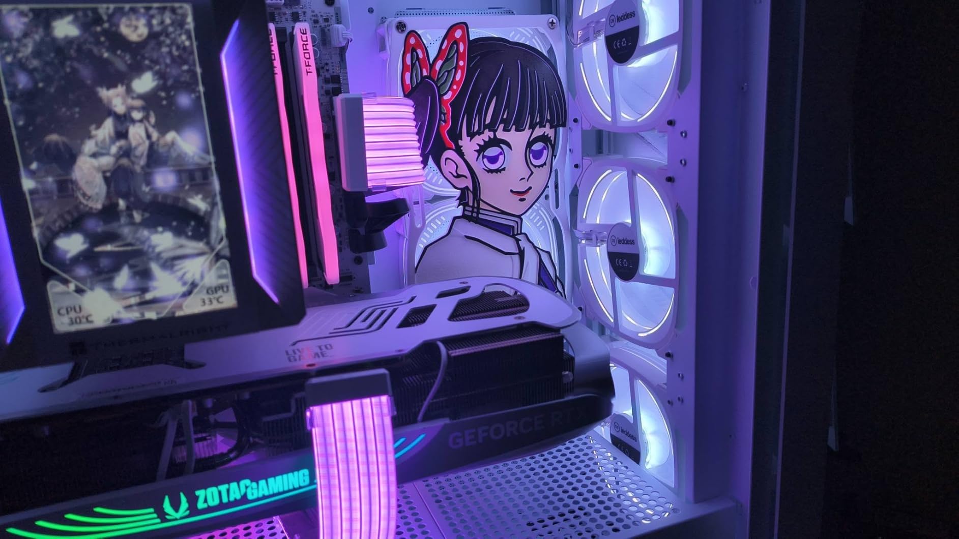 Thermalright Peerless Assassin 120 Vision MAX ARGB White CPU Air Cooler, Twin Tower Radiator 2150RPM, 480x854 IPS Screen 5'', Intel LGA1851/1700/115x, AM4/AM5 customer photo 1