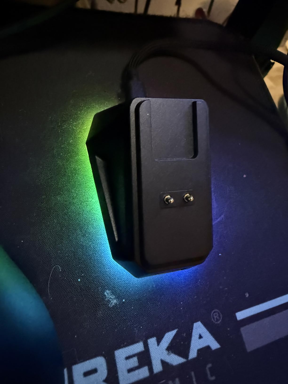 SOLAKAKA SM822 Wireless Gaming Mouse with Charging Dock, Tri-Mode Wireless Mouse, PAW3311 Optical Sensor, Up to 24,000DPI, 62g Lightweight Mouse with 5 programmable Buttons, for PC, Laptop (Black) customer photo 1