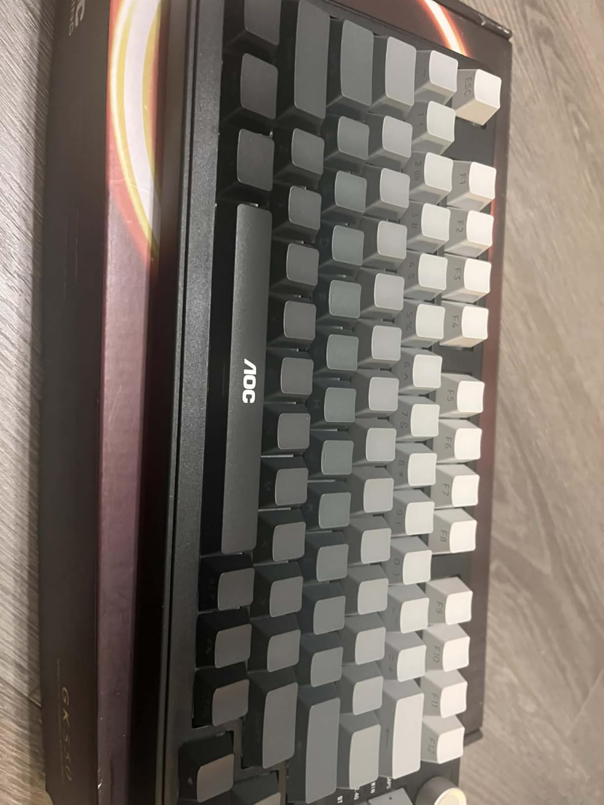 AOC GK330 75% Wireless Mechanical Gaming Keyboard, Hot-Swappable 3-Mode RGB | BT/2.4GHz/USB-C Connectivity, Pre-Lubed Reaper Switches, Anti-Ghosting, Gasket Mount and 5-Layer Sound-Dampening Padding customer photo 2
