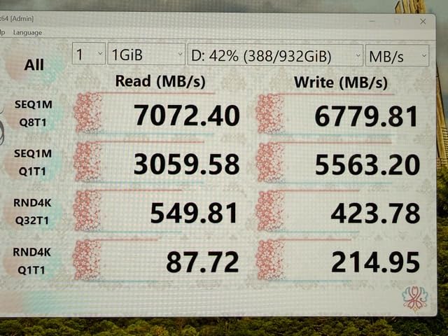 SANDISK 1TB Optimus 5100 NVMe SSD - PCIe 4.0 x4, M.2 2280, Up to 7,100 MB/s Read Speed - SDSP51100TAN customer photo 1
