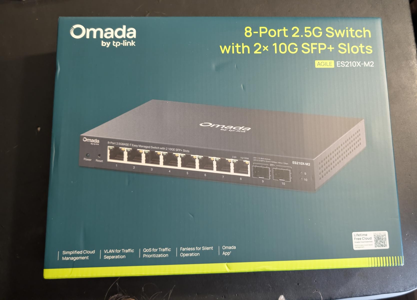 Omada ES210X-M2, 8 Port 2.5G Easy Managed Switch | 2*10G SFP+, VLAN, Auto Loop Prevention, IGMP Snooping, Fanless, Durable Metal w/Shielded Ports customer photo 2