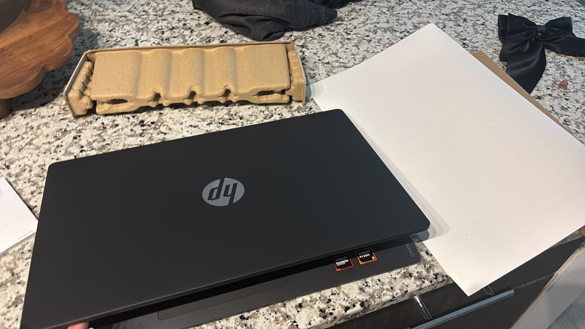 HP OmniBook 3 17.3 inch Laptop PC, FHD Display, AMD Ryzen 3 30, 8 GB RAM, 512 GB SSD, AMD Radeon 610M Graphics, Windows 11 Home, Mica Silver, 17-dp0199nr customer photo 2