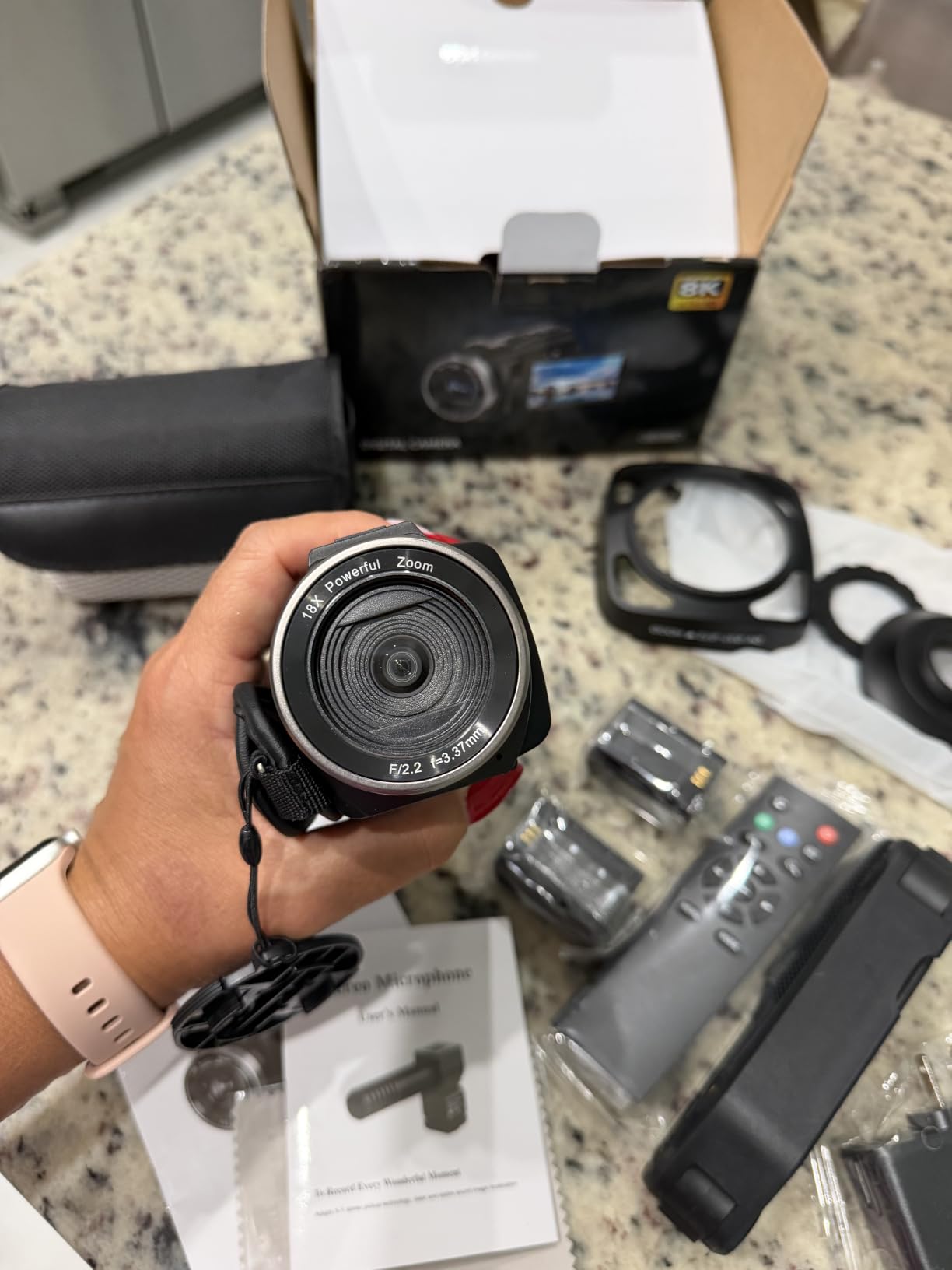 FlyFrost 8K Video Camera 88MP UHD WiFi Vlogging Cameras for YouTube 18X Digital Zoom IR Night Vision 3.0