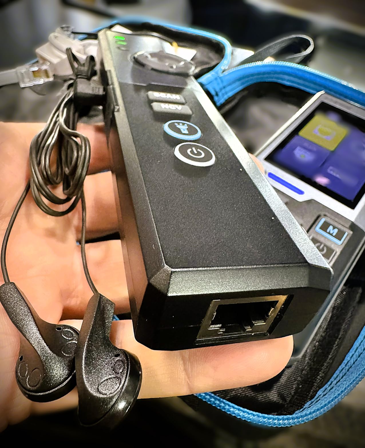 FNIRSI LPM-10A Network Cable Tester Kit, for CAT5 CAT5e CAT6 RJ11 RJ45 | Wire Tracer & Cable Toner with Wiremap, PoE, NCV, Length & 10/100/1000M Test for Network Installation & Repair, Rechargeable customer photo 2