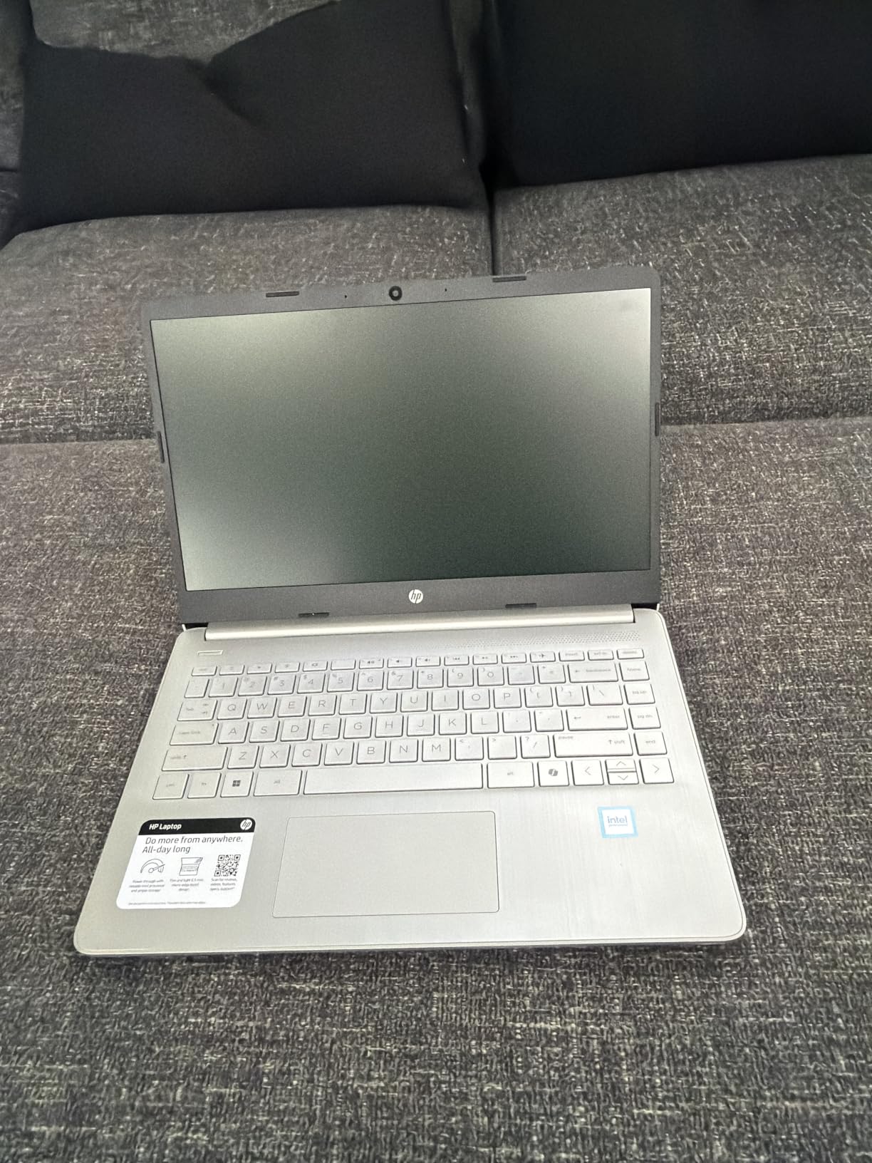 HP Essential 2026 Laptop, Office 365, Copilot AI, 4GB RAM, Intel Processor | Windows 11 Home S, WiFi 6 & Bluetooth, Camera, Fast Charge, Longtime battery life, Portable Design for Office & Student customer photo 2