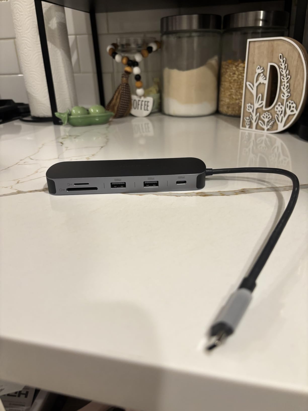 Anker Nano Laptop Docking Station Dual Monitor, 8-in-1 USB C Hub for Windows | Dual 4K@60Hz for DP 1.4, 10Gbps USBC & USBA Data Ports, 85W PD, SD/TF Card Reader, for Dell, Lenovo, HP customer photo 2