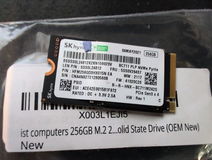 WD PC SN740 256GB NVMe SSD, M.2 2242 PCIe Gen4 x4, M-Key (OEM New) | Up to 4000MB/s, 3D TLC NAND, Low Power High Performance, Fast Boot, Internal Solid State Drive for Laptop, Mini PC & Notebook customer photo 2