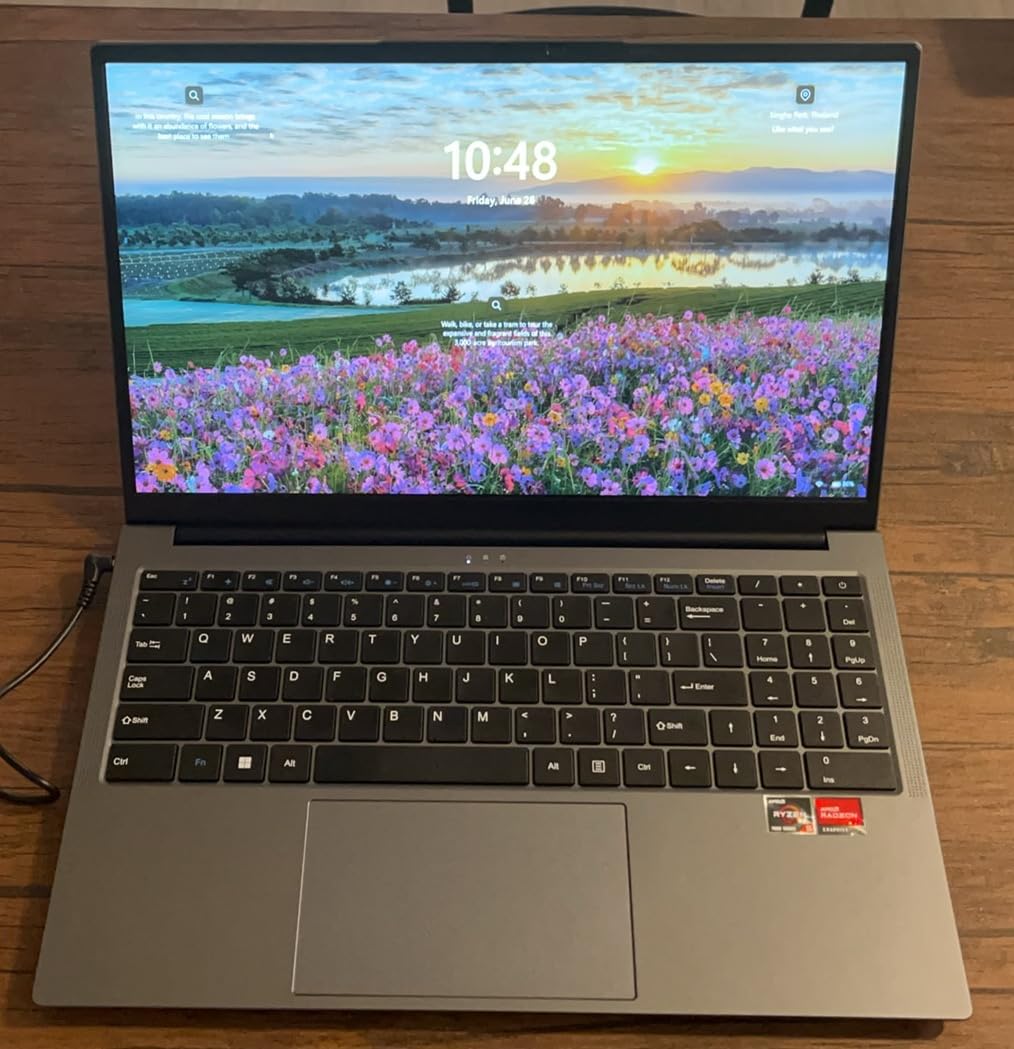 jumper 2026 Gaming Laptop, AMD Ryzen 7430U (Up to 4.3GHz), 16GB DDR4 1TB NVMe SSD, 15.6
