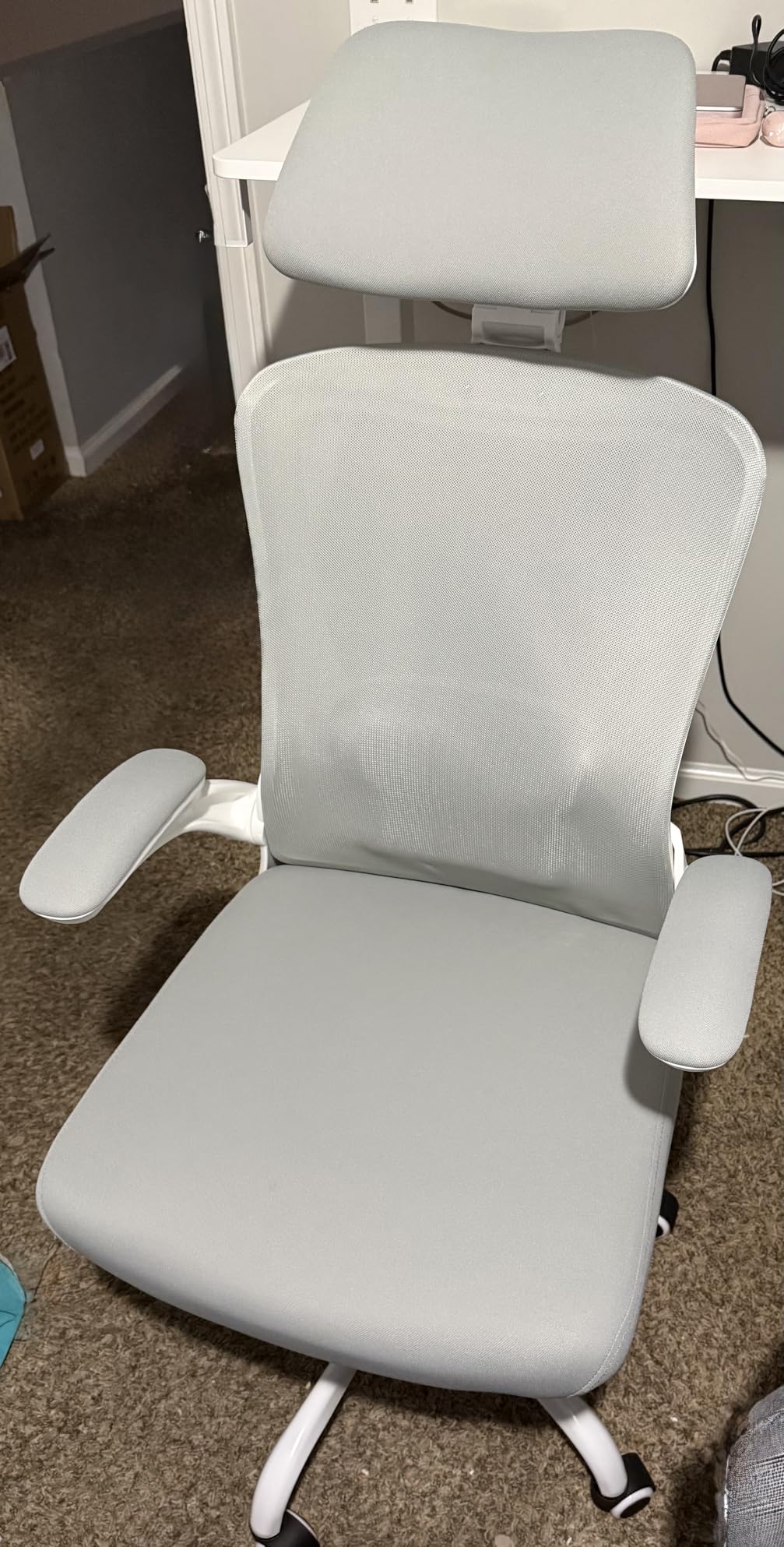 Ergonomic Office Chair for Long Hours, Adjustable Padded Lumbar Support for Lower Back Relief, 330 lb Capacity, Comfortable Computer Desk Chair for Home Office, Work & Study customer photo 1
