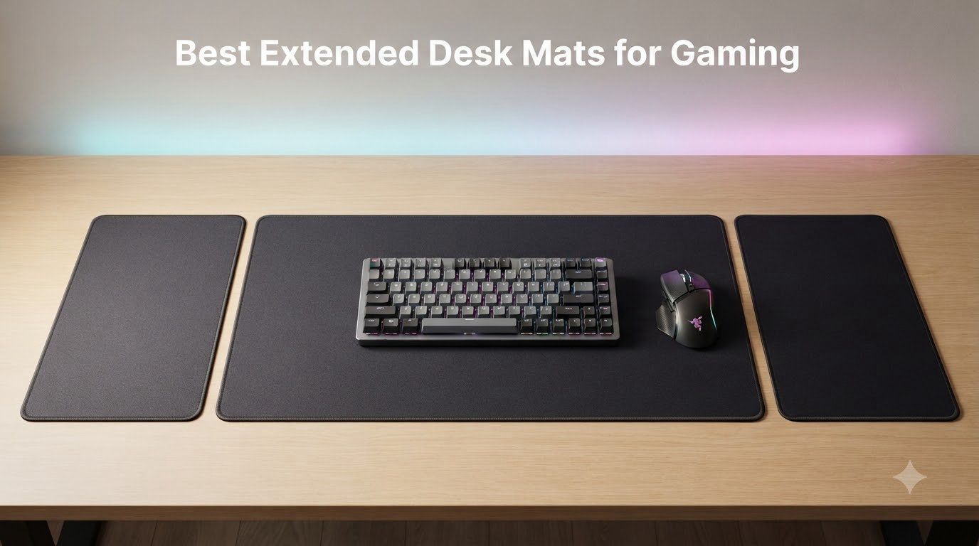 Best Extended Desk Mats for Gaming