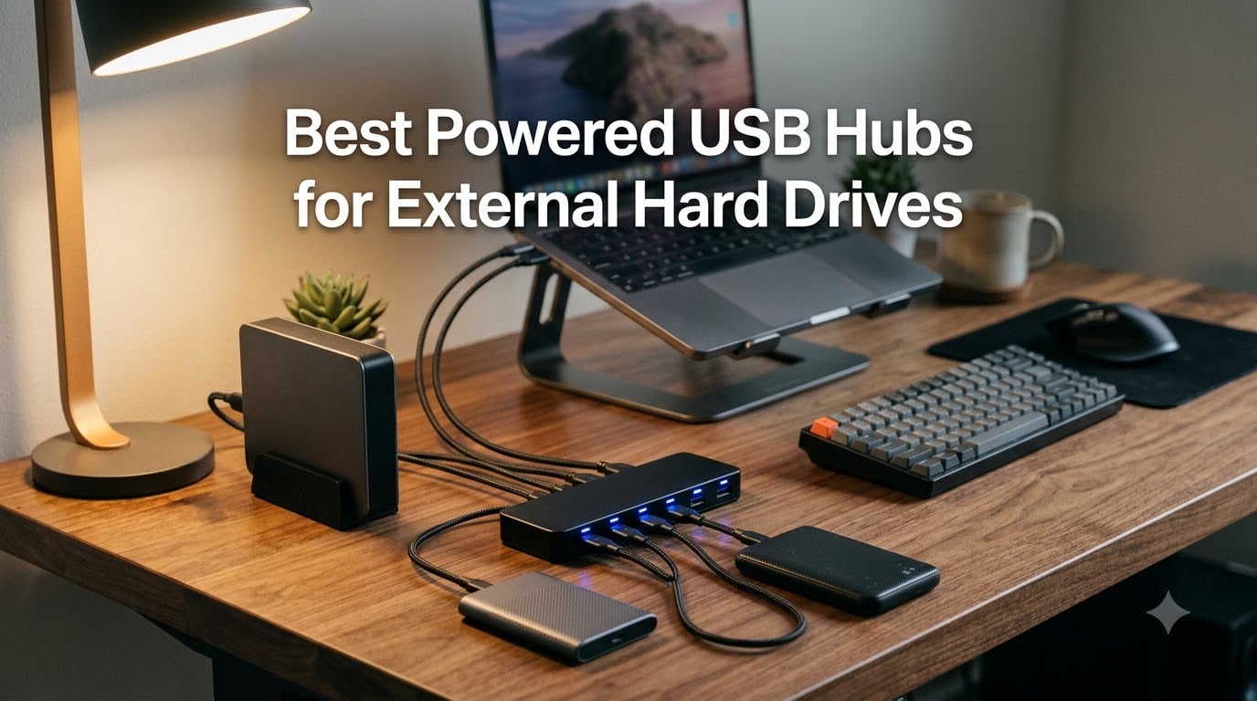 Best Powered USB Hubs for External Hard Drives
