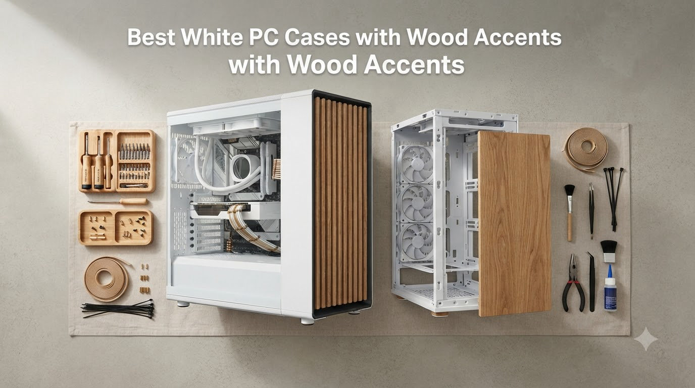 Best White PC Cases with Wood Accents