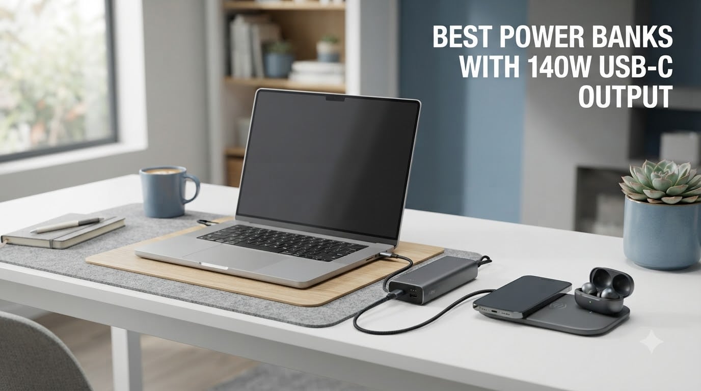 Best Power Banks with 140W USB-C Output