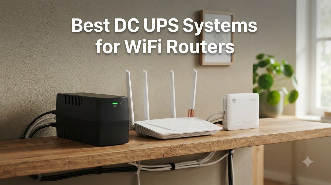 Best DC UPS Systems for WiFi Routers