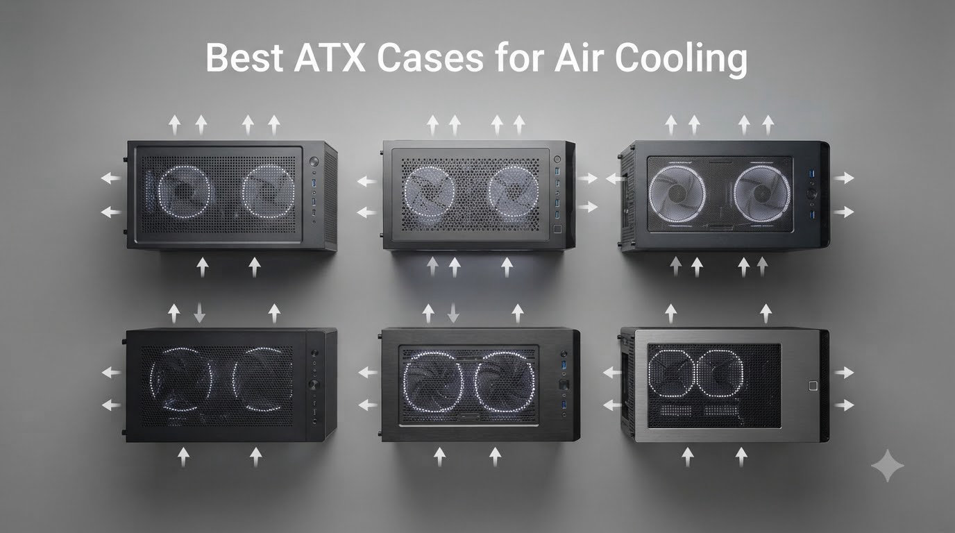 Best ATX Cases for Air Cooling