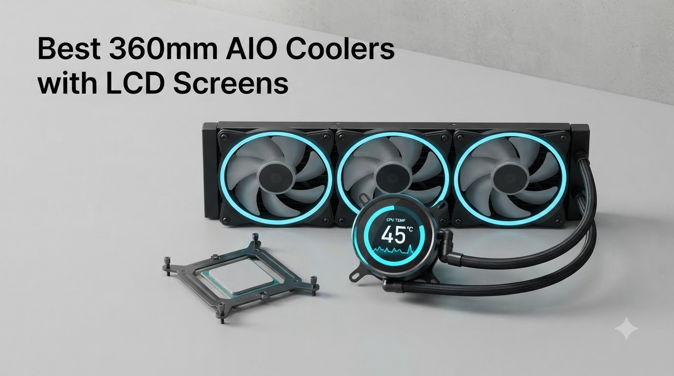 Best 360mm AIO Coolers with LCD Screens