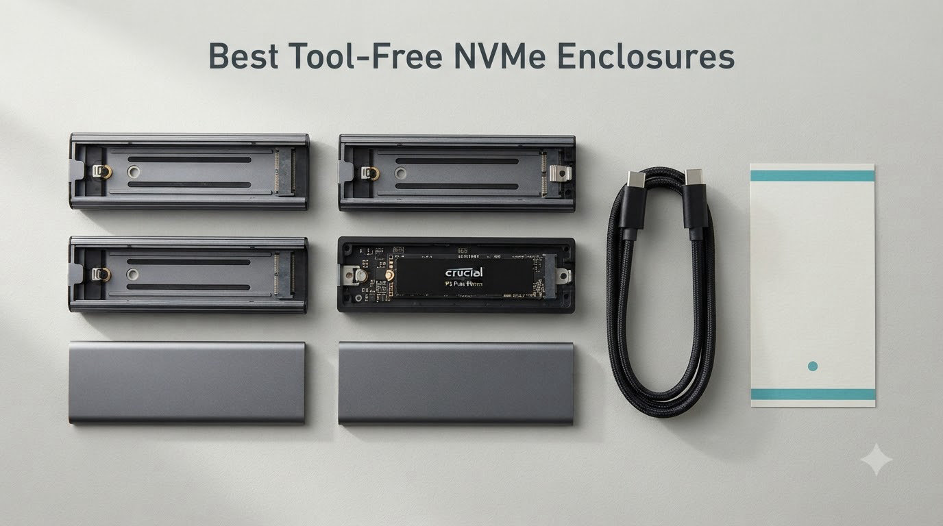 Best Tool-Free NVMe Enclosures