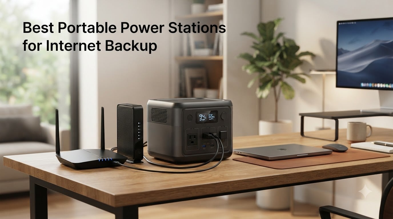 Best Portable Power Stations for Internet Backup