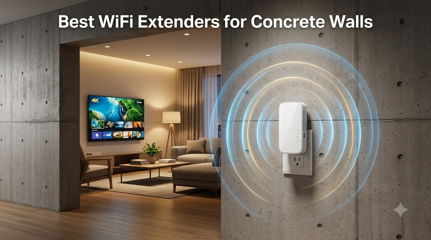 Best WiFi Extenders for Concrete Walls
