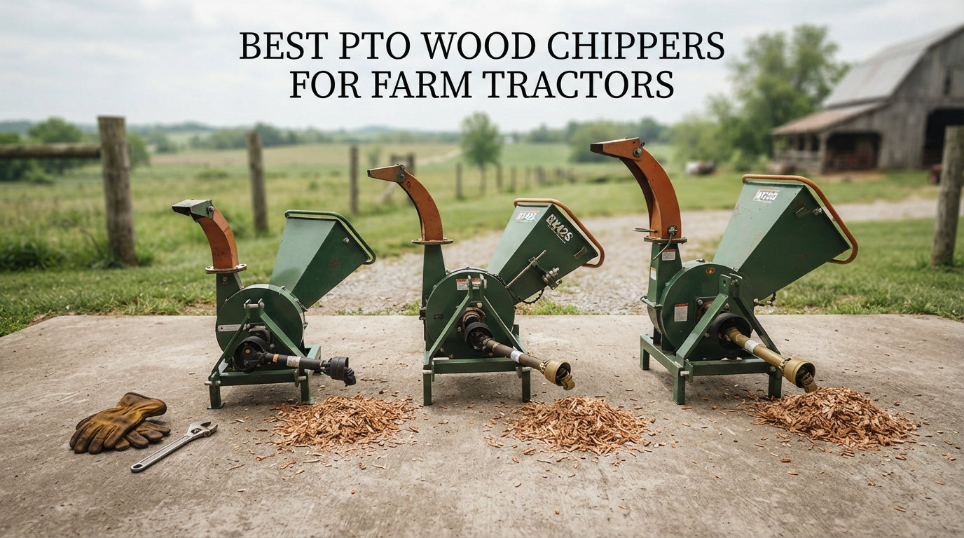 Best PTO Wood Chippers for Farm Tractors