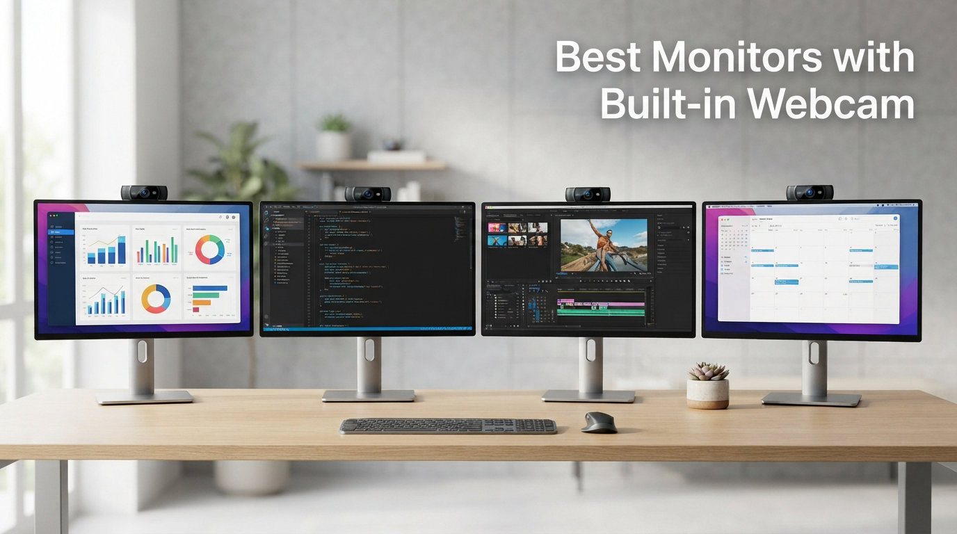 Best Monitors with Built-in Webcam