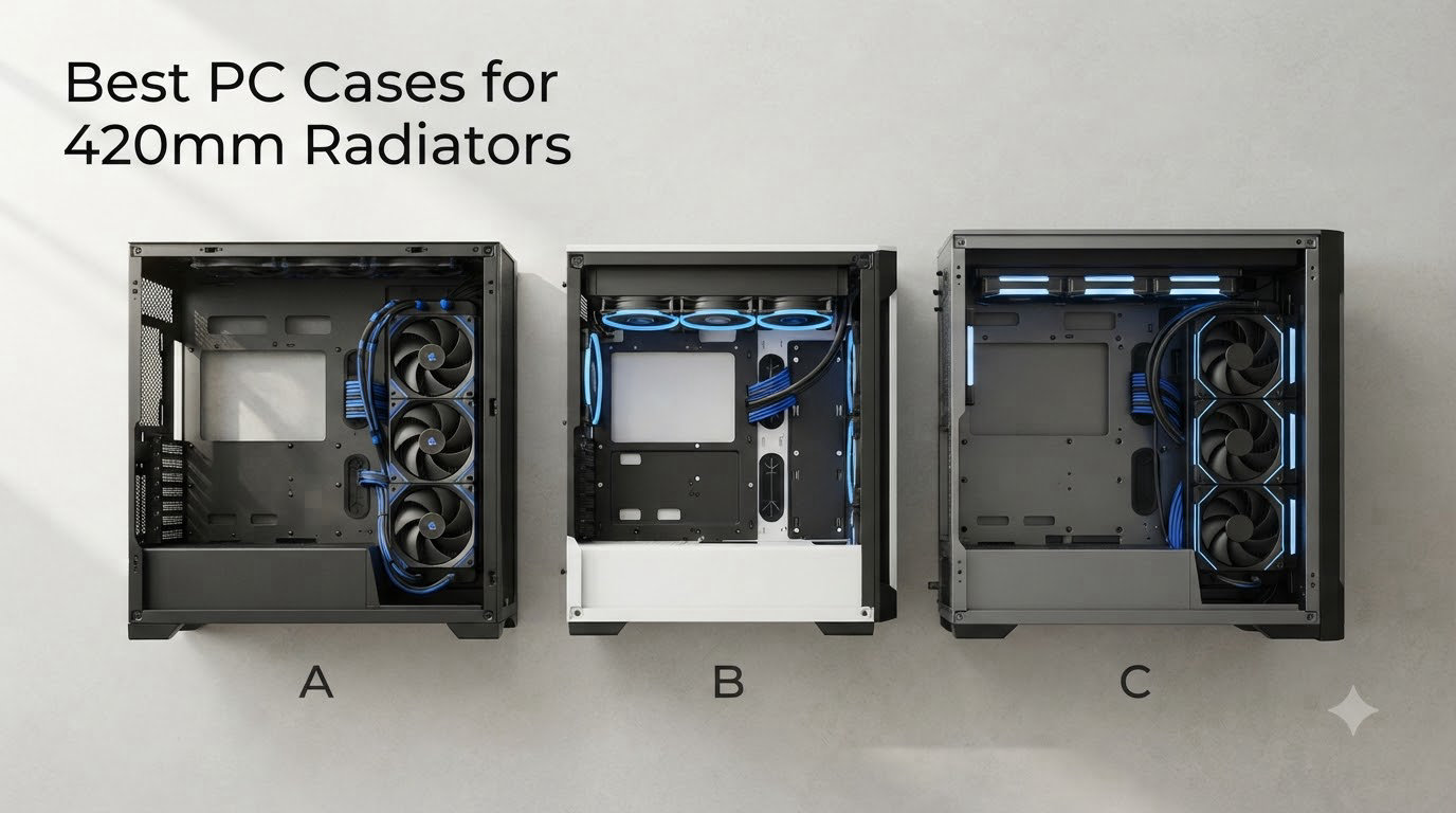 Best PC Cases for 420mm Radiators