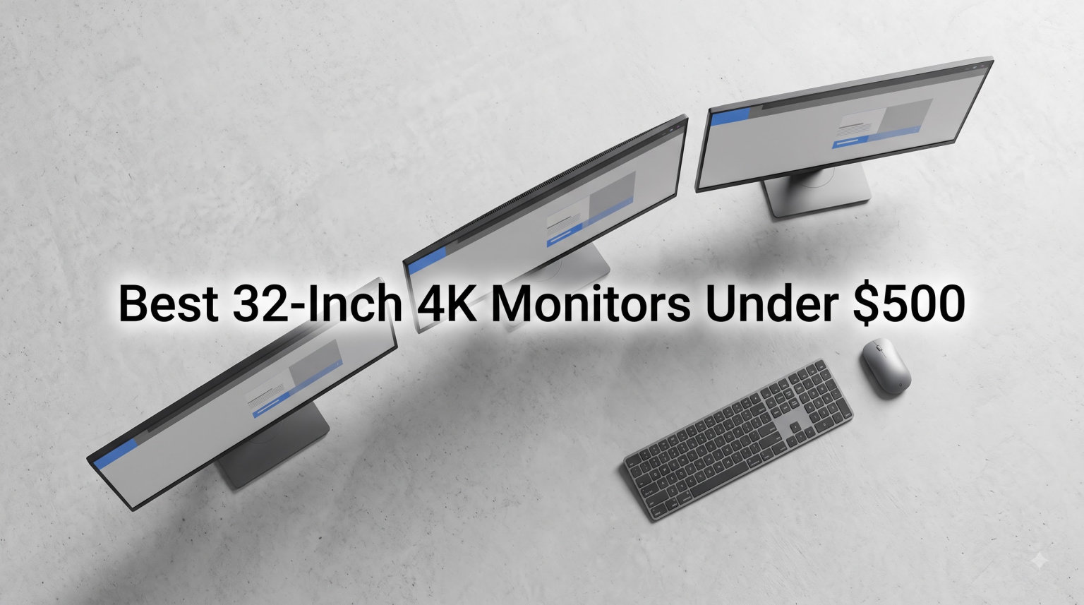 Best 32-Inch 4K Monitors Under $500