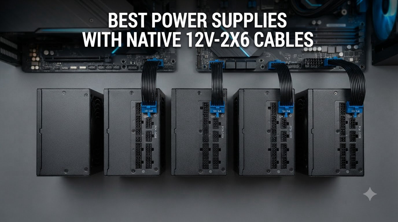 Best Power Supplies with Native 12V-2x6 Cables