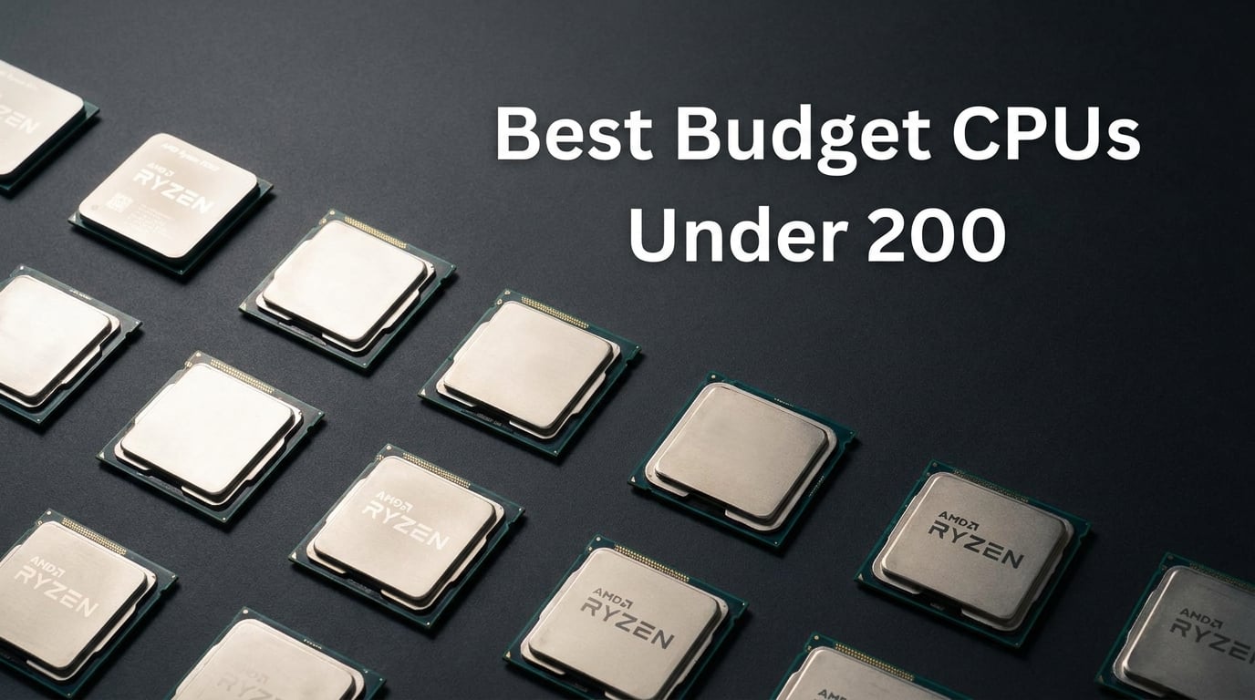 Best Budget CPUs Under $200