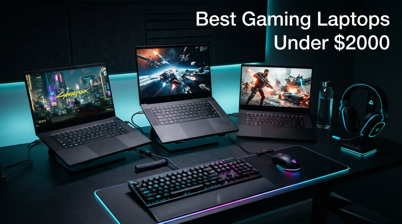 Best Gaming Laptops Under $2000