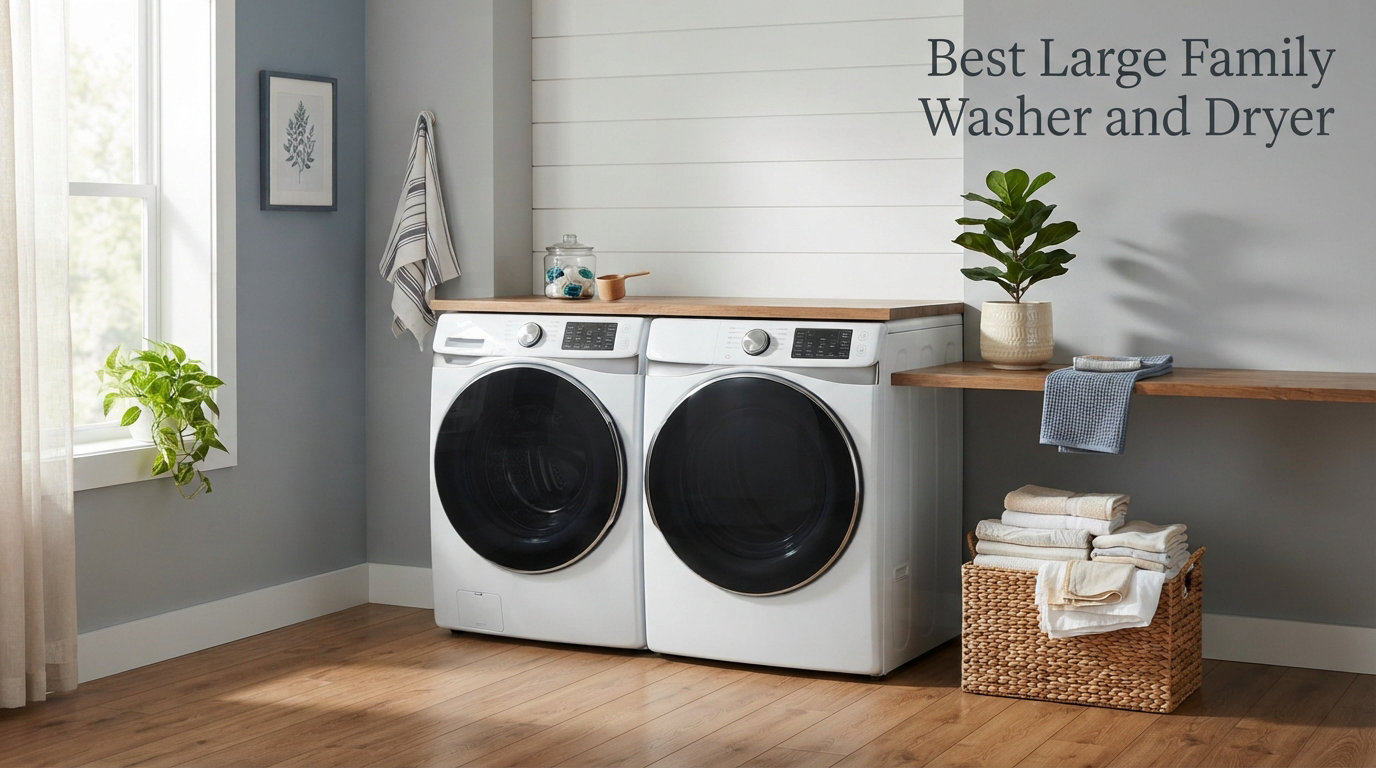 Best Large Family Washer and Dryer