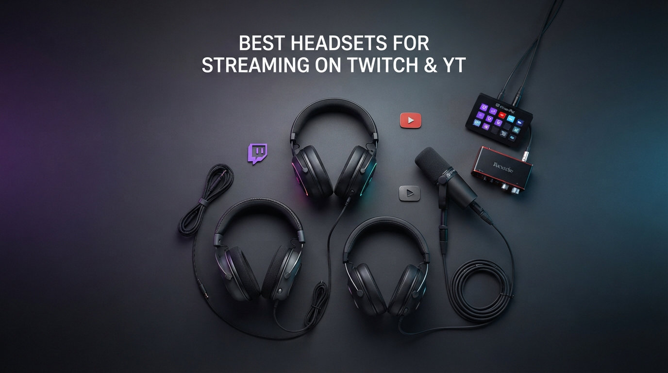Best Headsets For Streaming on Twitch & YT