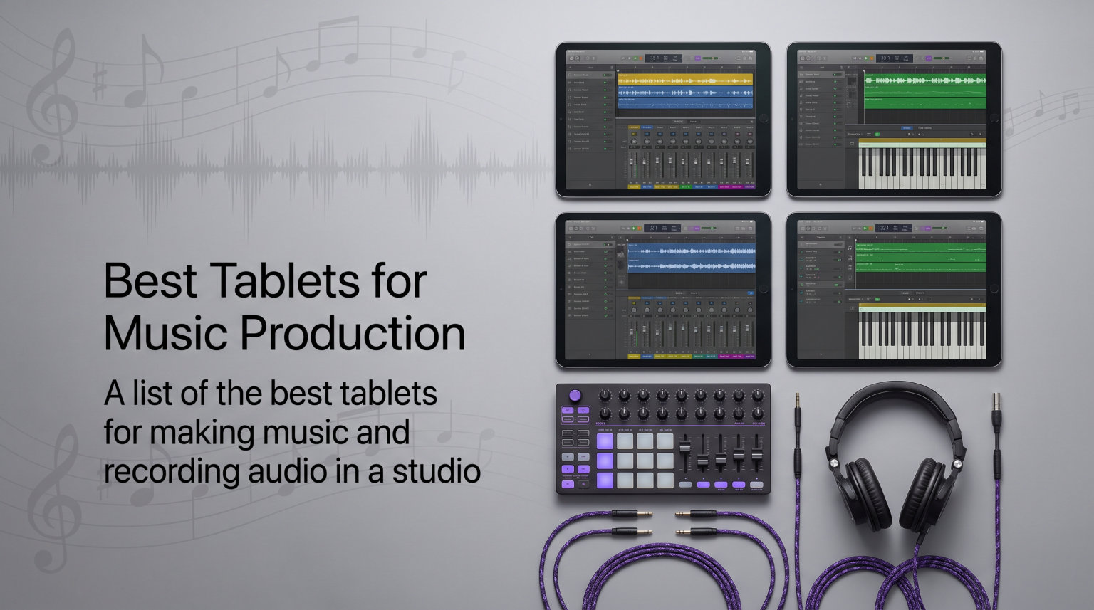 Best Tablets for Music Production