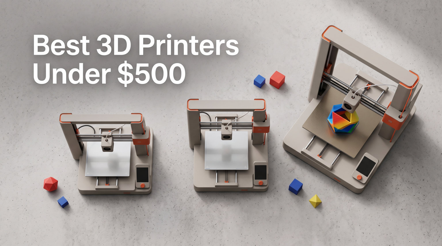 Best 3D Printers Under $500