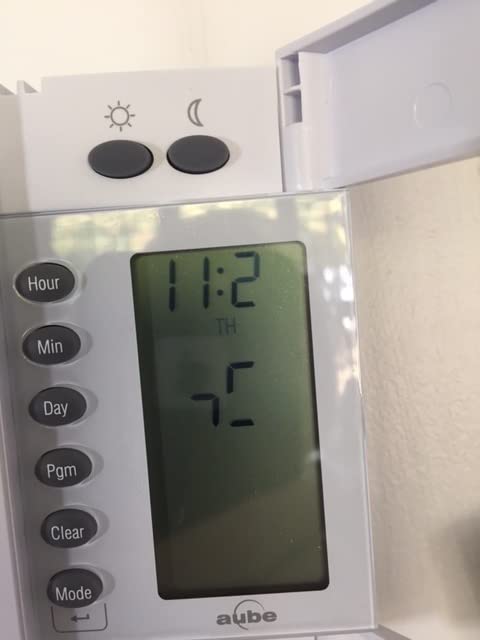 Aube by Honeywell Home TH106 Electric Heating 7-Day Programmable Thermostat customer photo 1