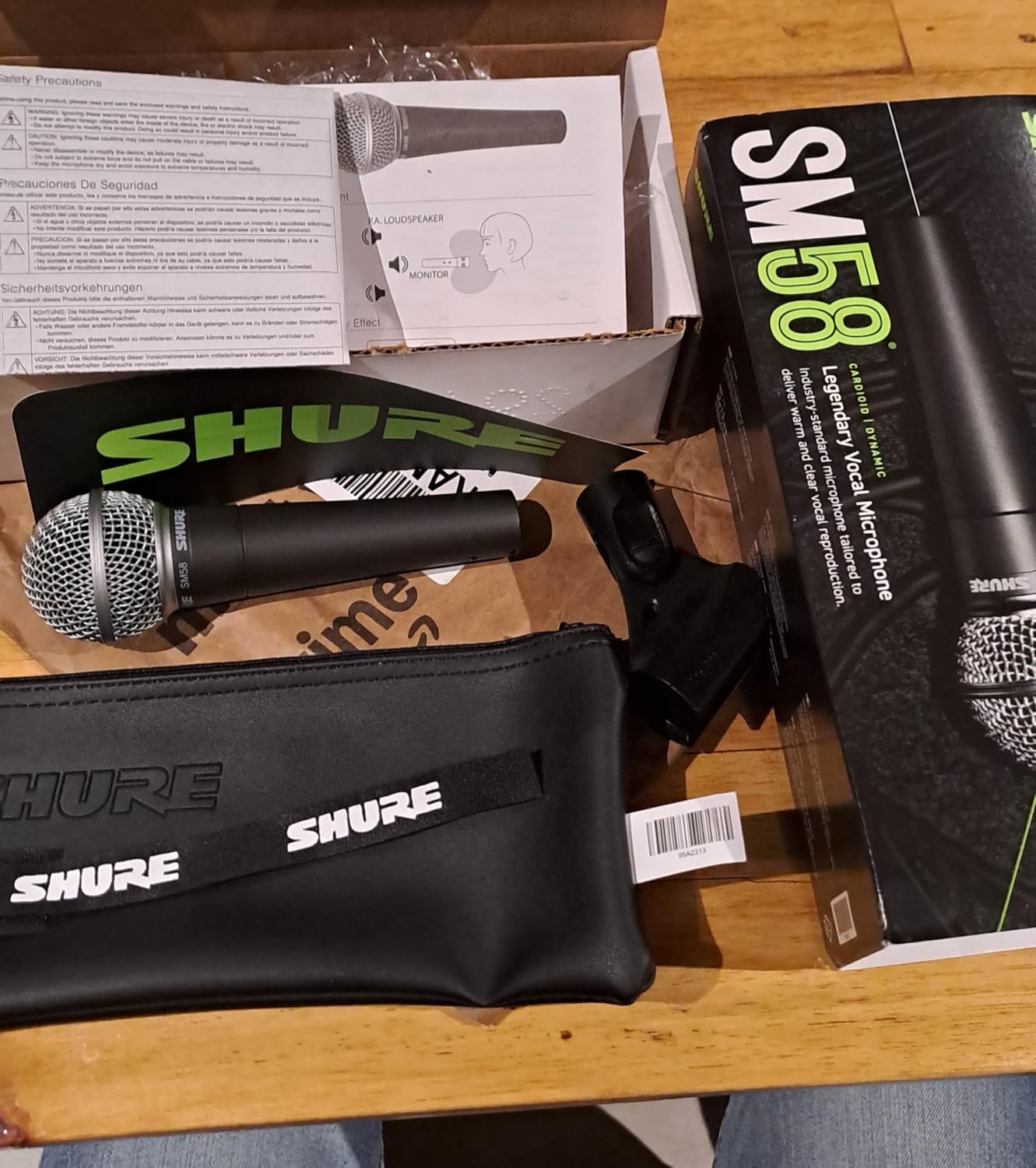 Shure SM58 Pro XLR Dynamic Vocal Microphone customer photo 1