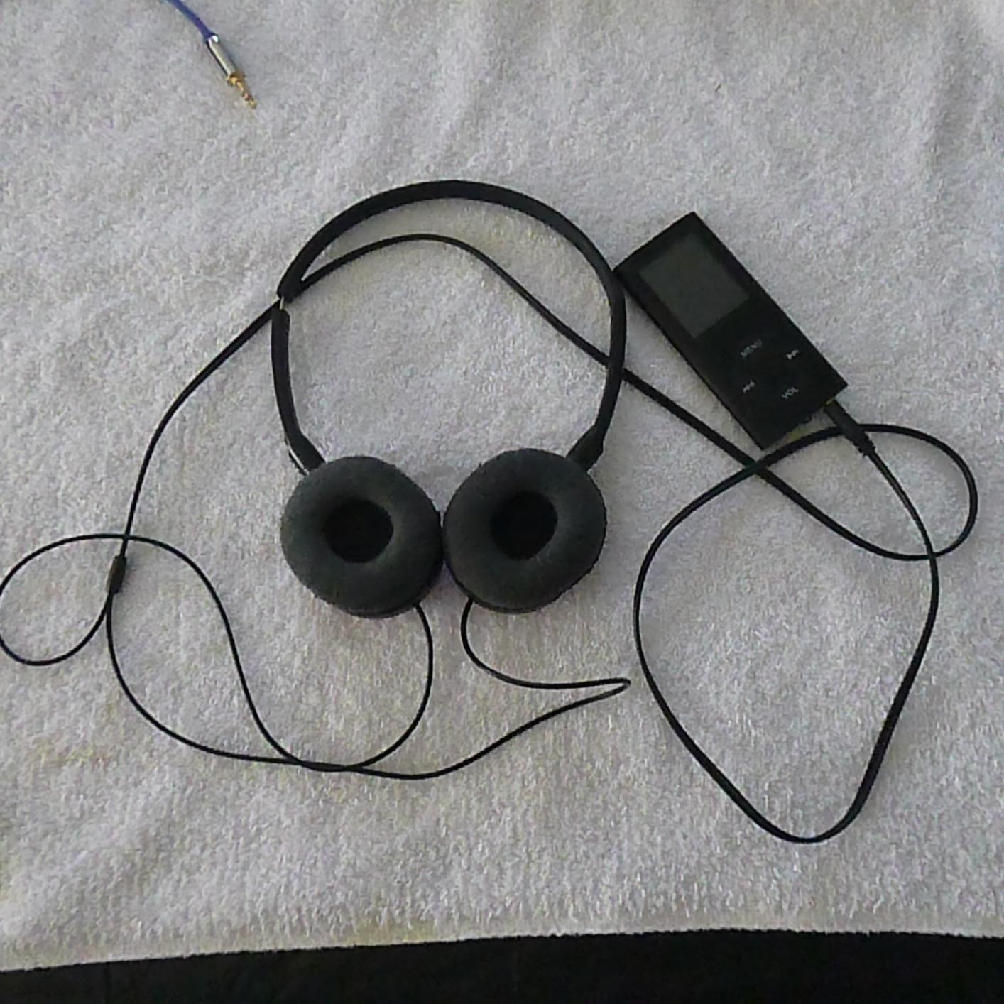 JVC HAS160A Flat Headphones - Blue customer photo 2