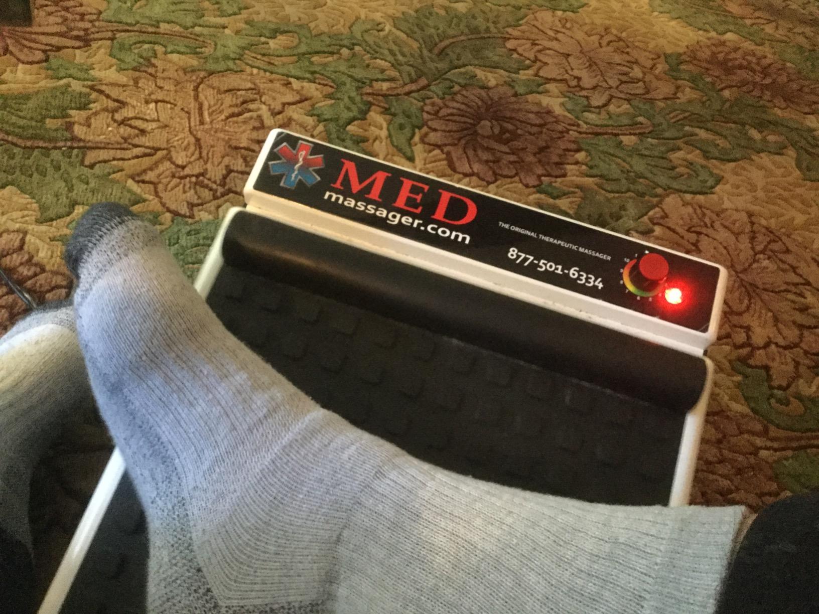 MedMassager Foot Massager Plus, Deep Tissue, Dual Speed, Portable, MMF07 customer photo 1