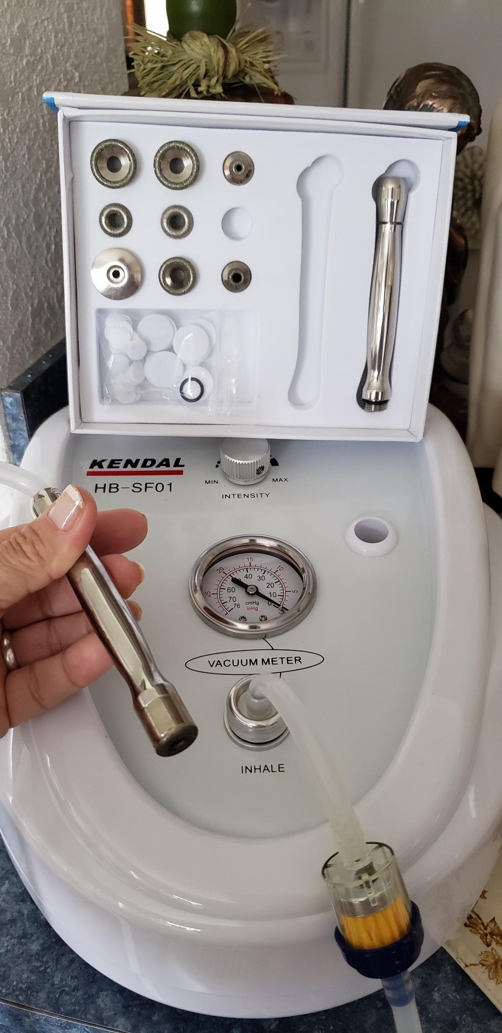 Kendal Professional Diamond Microdermabrasion Machine, Dermabrasion Facial Skin Care Equipment, Also Good for Home Use AC 110V HB-SF01 customer photo 1