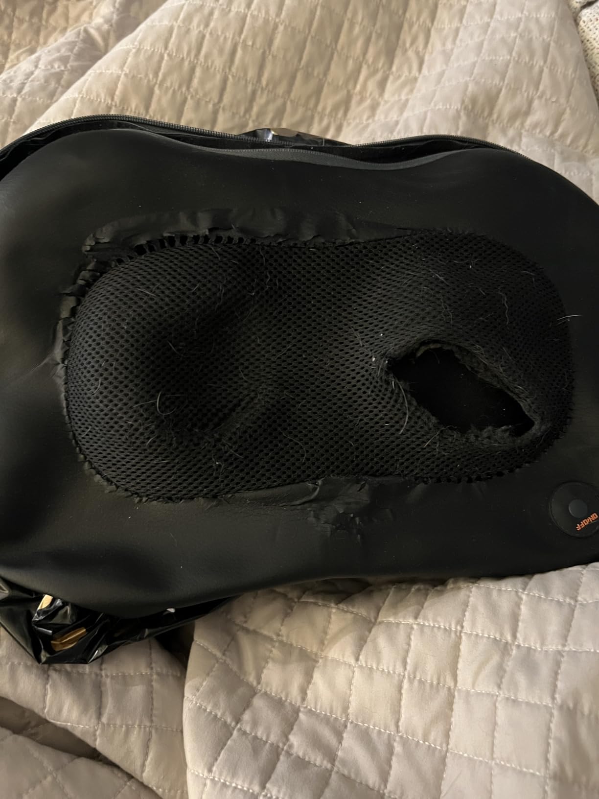 Zyllion ZMA-13 Back and Neck Massager with Heat for Pain Relief, Black customer photo 1