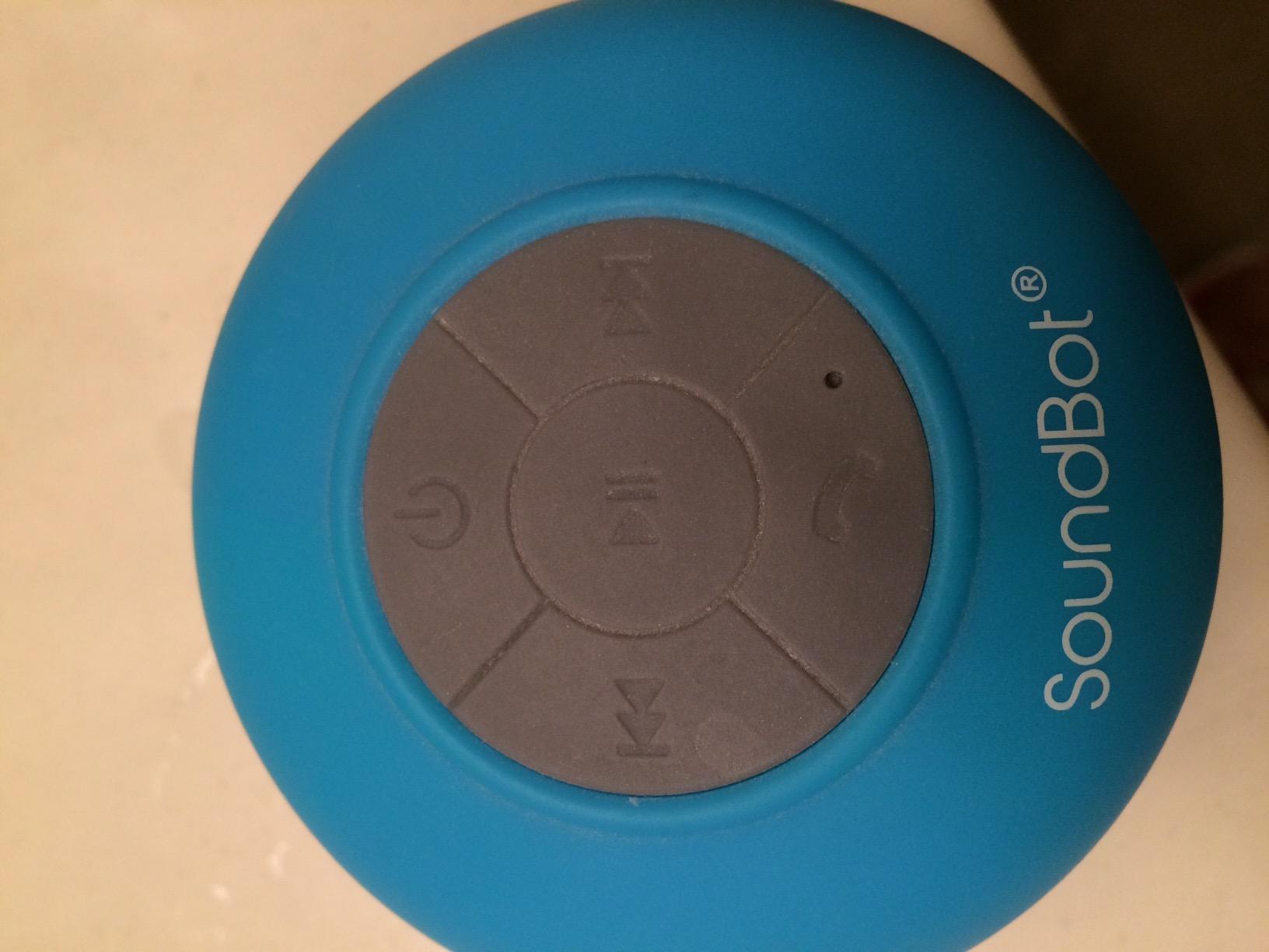 Soundbot® Waterproof Shower Speaker HD Water Resistant Bluetooth Handsfree Portable with Loud Clear Sounds 6+hrs of Playtime, Wireless Suction Cup Small Durable for Outdoors Travel Home SB510 (Black) customer photo 2