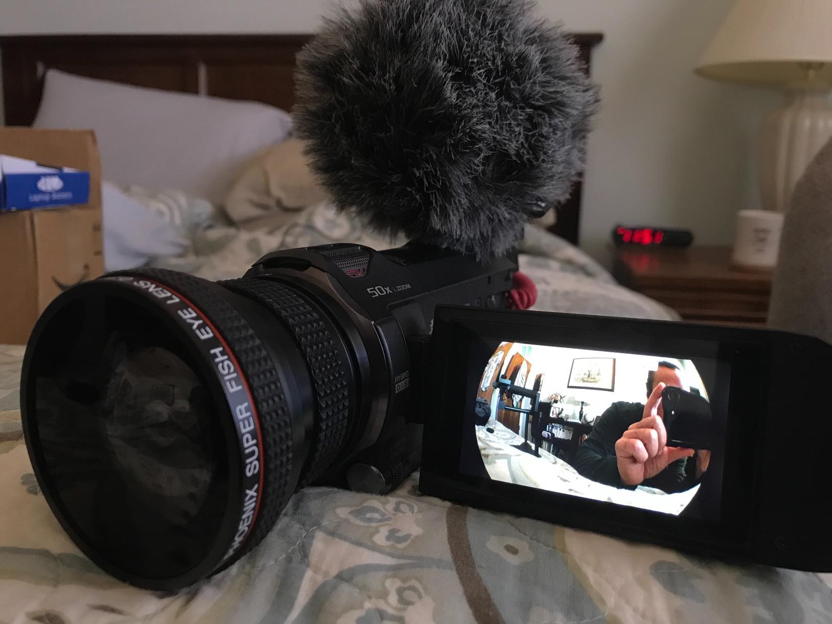 Panasonic Full HD Video Camera Camcorder HC-V770, 20X Optical Zoom, 1/2.3-Inch BSI Sensor, HDR Capture, Wi-Fi Smartphone Multi Scene Video Recording (Black) customer photo 1