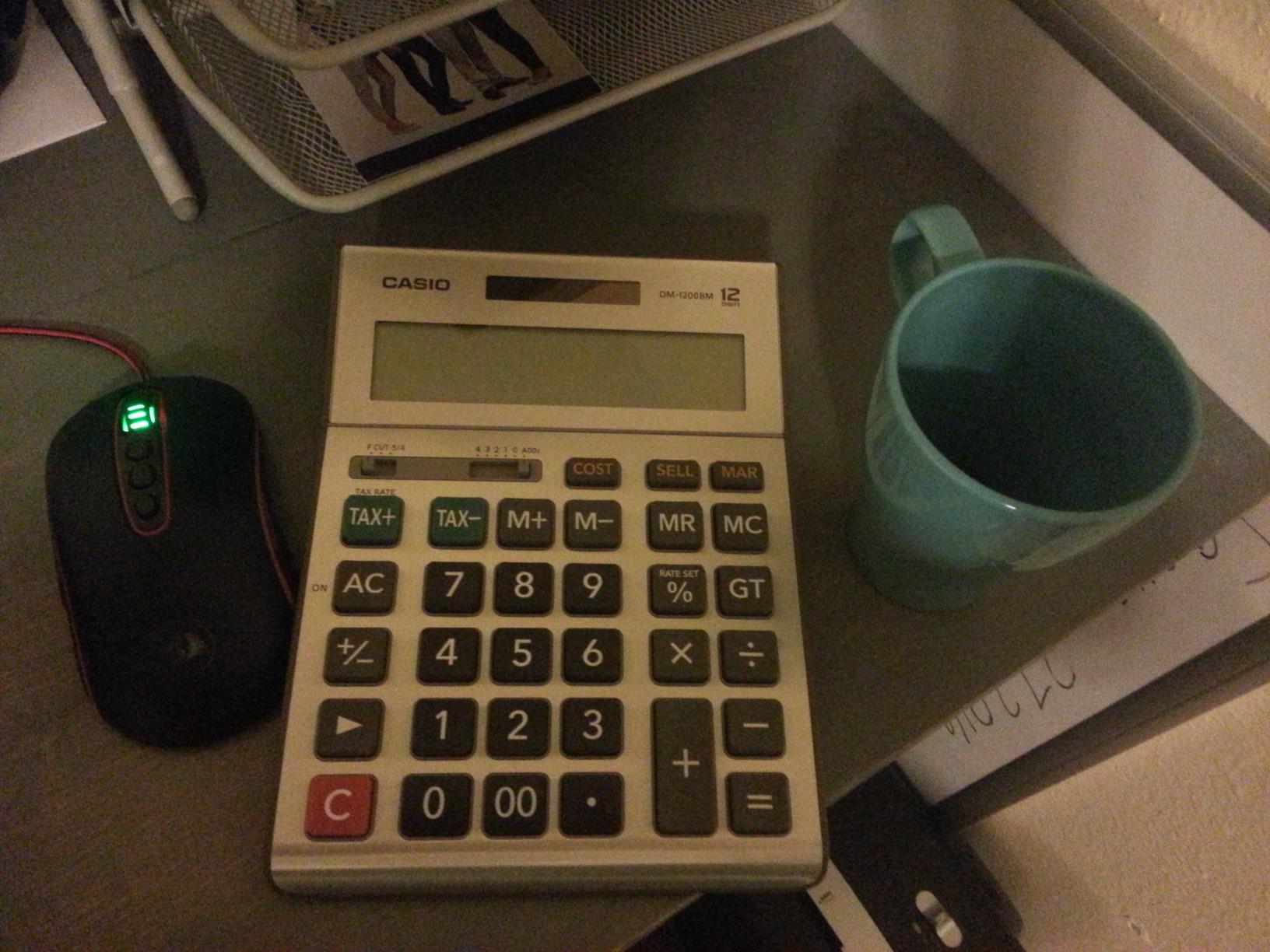 Casio DM-1200BM Business Desktop Calculator, Cost/Sell/Margin, Silver customer photo 2