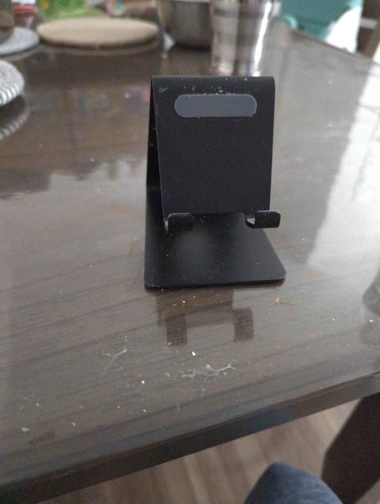 Lamicall Cell Phone Stand, Desk Phone Holder Cradle, Compatible with Phone 12 Mini 11 Pro Xs Max XR X 8 7 6 Plus SE, All Smartphones Charging Dock, Office Desktop Accessories - Silver customer photo 1